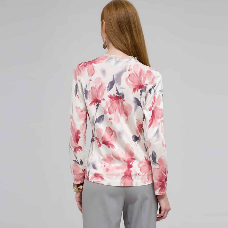Floral Cardigan, , large