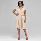 Abito a portafoglio con maniche ad aletta, , small