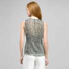 Top plissettato senza maniche, , small