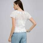 Cardigan raglan con annodatura frontale, , small