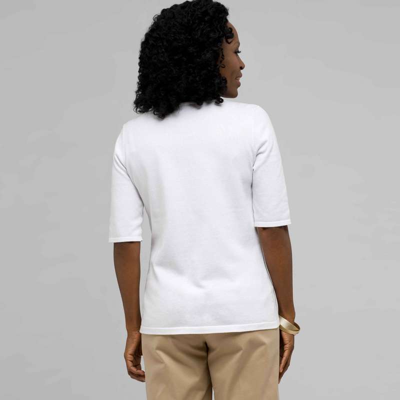 Embellished Boat Neck Tee, , large