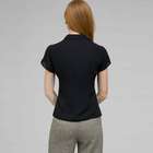 ウォッシャブルでアイロン不要のジョーゼットブラウス, , small