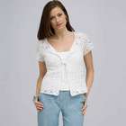 Cardigan raglan con annodatura frontale, , small