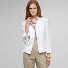 Giacca in lino lavabile con bottone singolo, , small