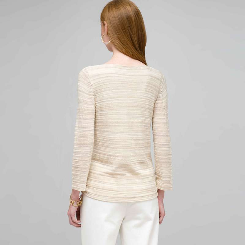 Drape Neck Top, , large