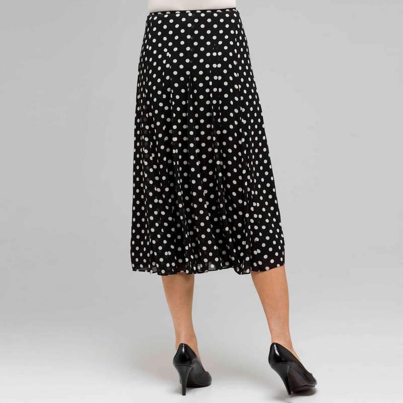 Show Stopper Dot Print Skirt, , large