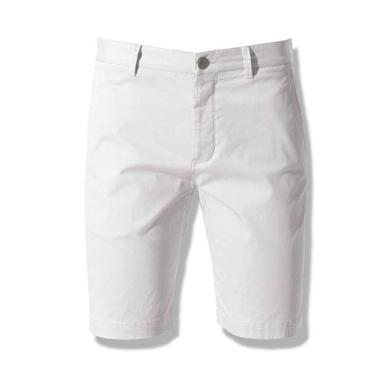 Short droit en coton, Blanc, large image number 0