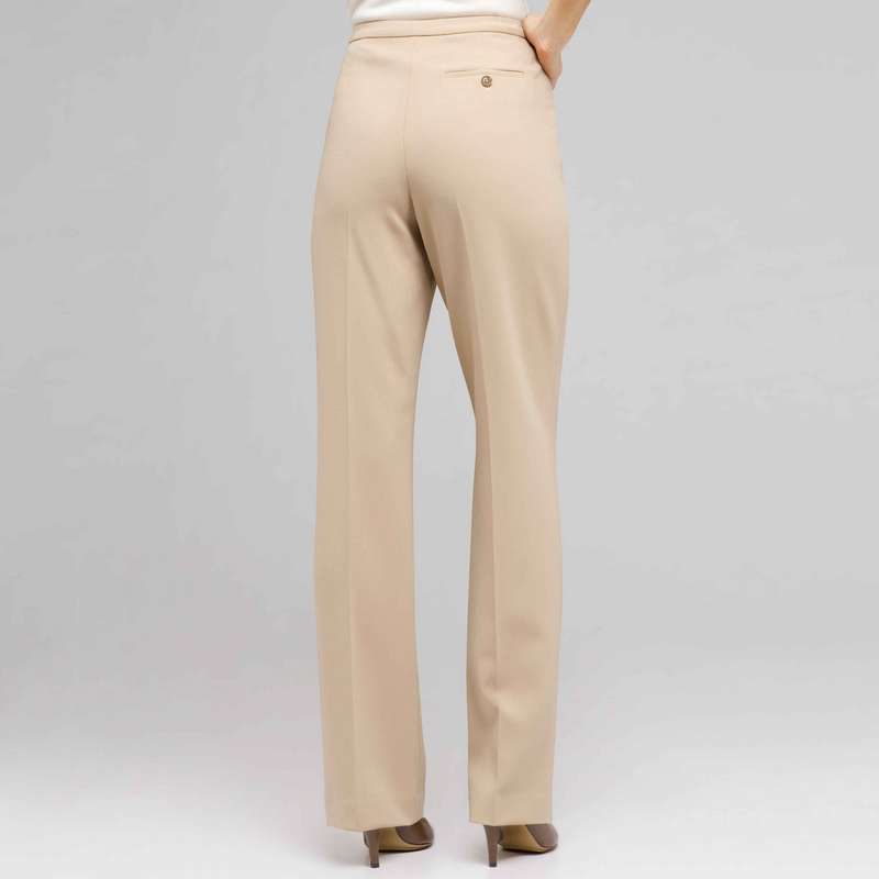 Pantaloni con gamba con la piega, Chino, large