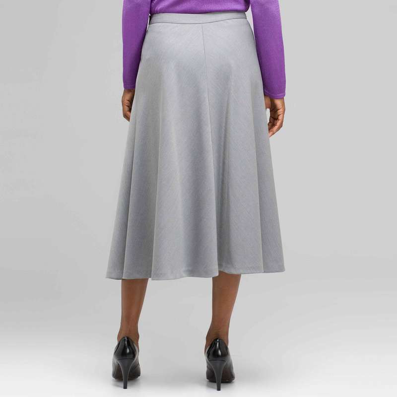 Long Center Seam Skirt, , large