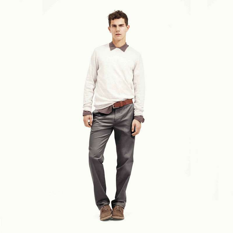 Pantalon droit, Gris, large image number 2