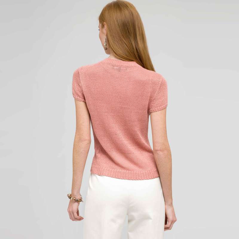 Short Sleeve Cardigan, , large