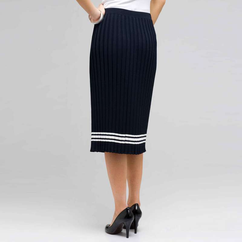 Long Pleated Skirt, , large