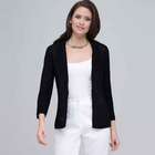 Cardigan con rever classico manica 3/4, , small
