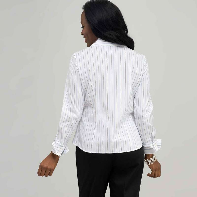 Platinum Blue Stripes Easy Care Fitted Shirt , , large