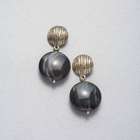 Boucles d'oreilles façon or vieilli, , small