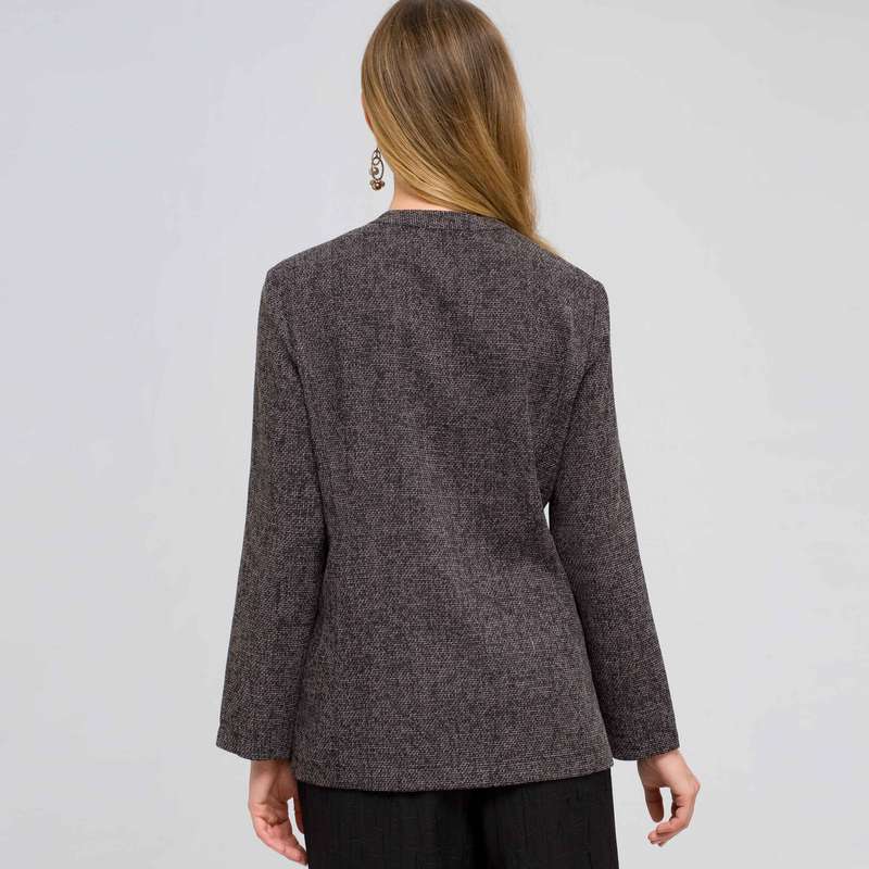 3/4 Sleeve Relaxed Jacket, , large