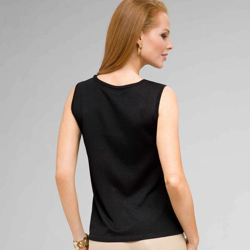 Scoop Neck Shell, , large