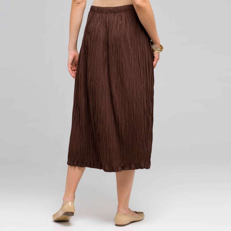 Long Crinkle Skirt, , large