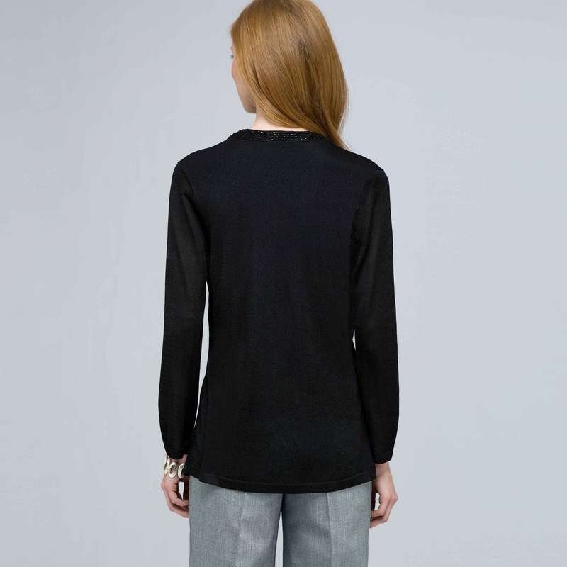 Beaded Cardigan, , large