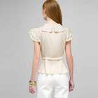 Chemise à volants motif pois, , small