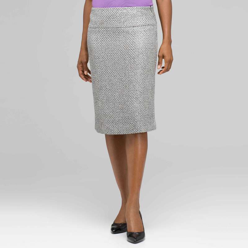 Wide Waist Pencil Skirt, , large